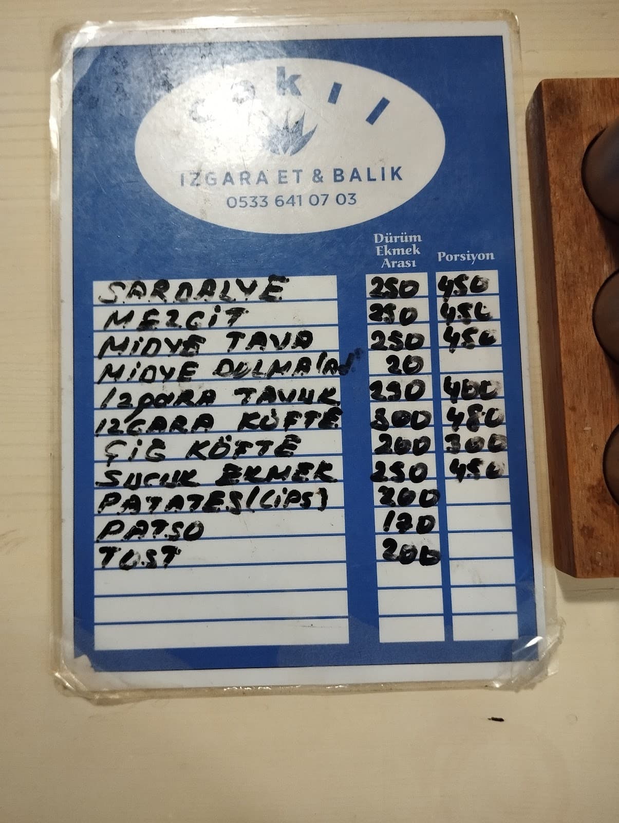 Çakıl Restoran Balık Midye Tava Çiğköfte Tavuk Köfte