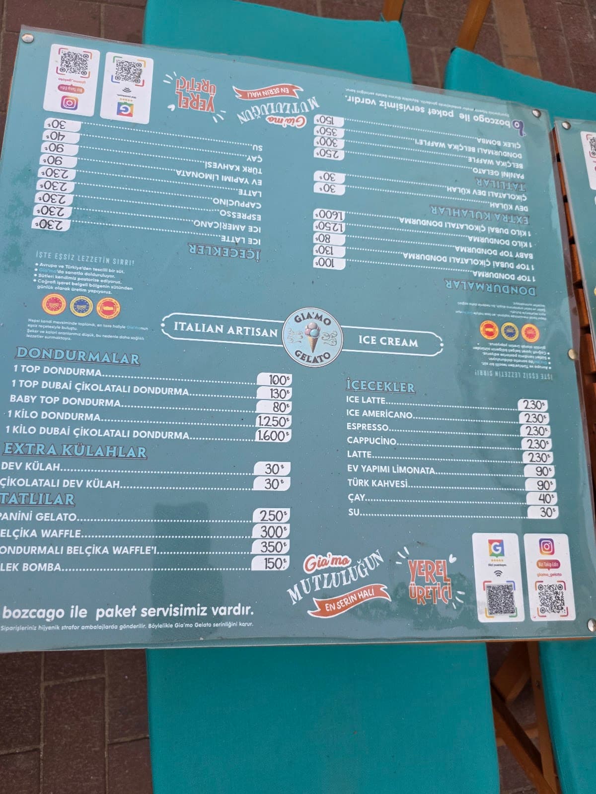 Gia'mo Gelato Bozcaada