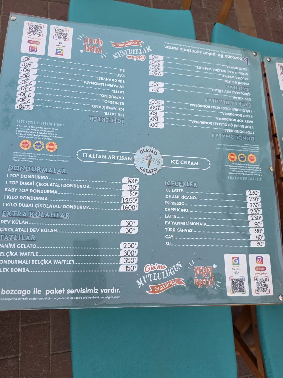 Gia'mo Gelato Bozcaada