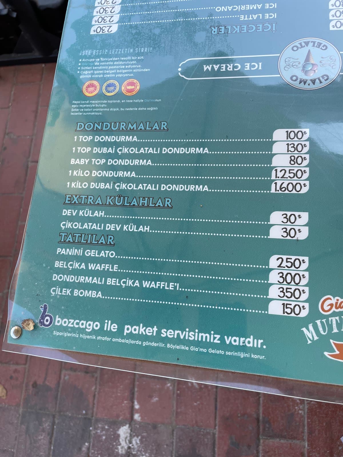 Gia'mo Gelato Bozcaada