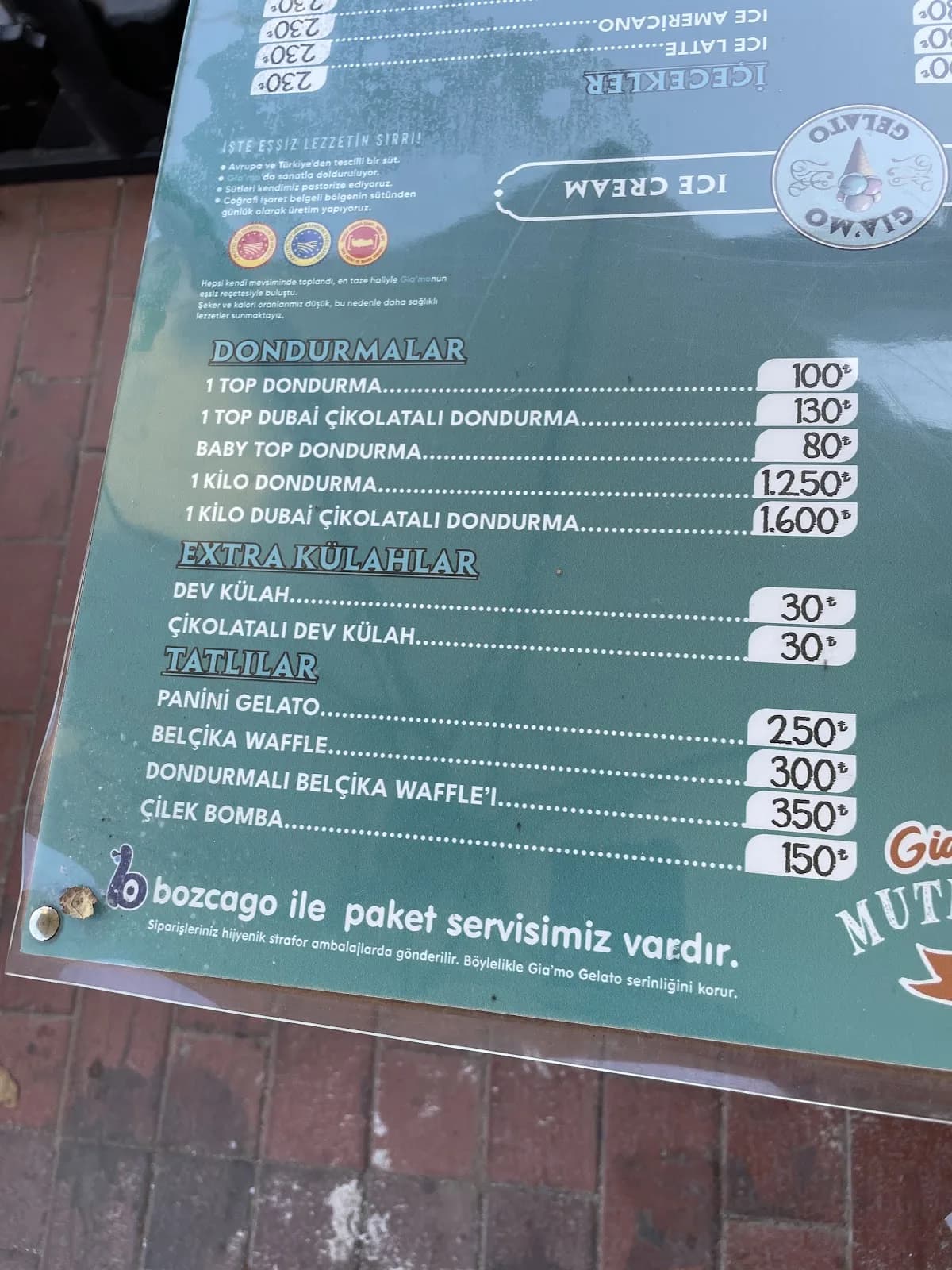 Gia'mo Gelato Bozcaada