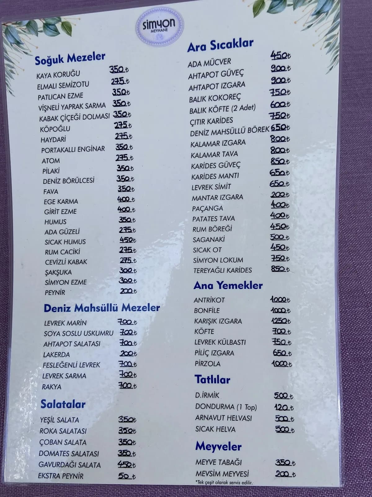 Simyon Geleneksel Meyhane