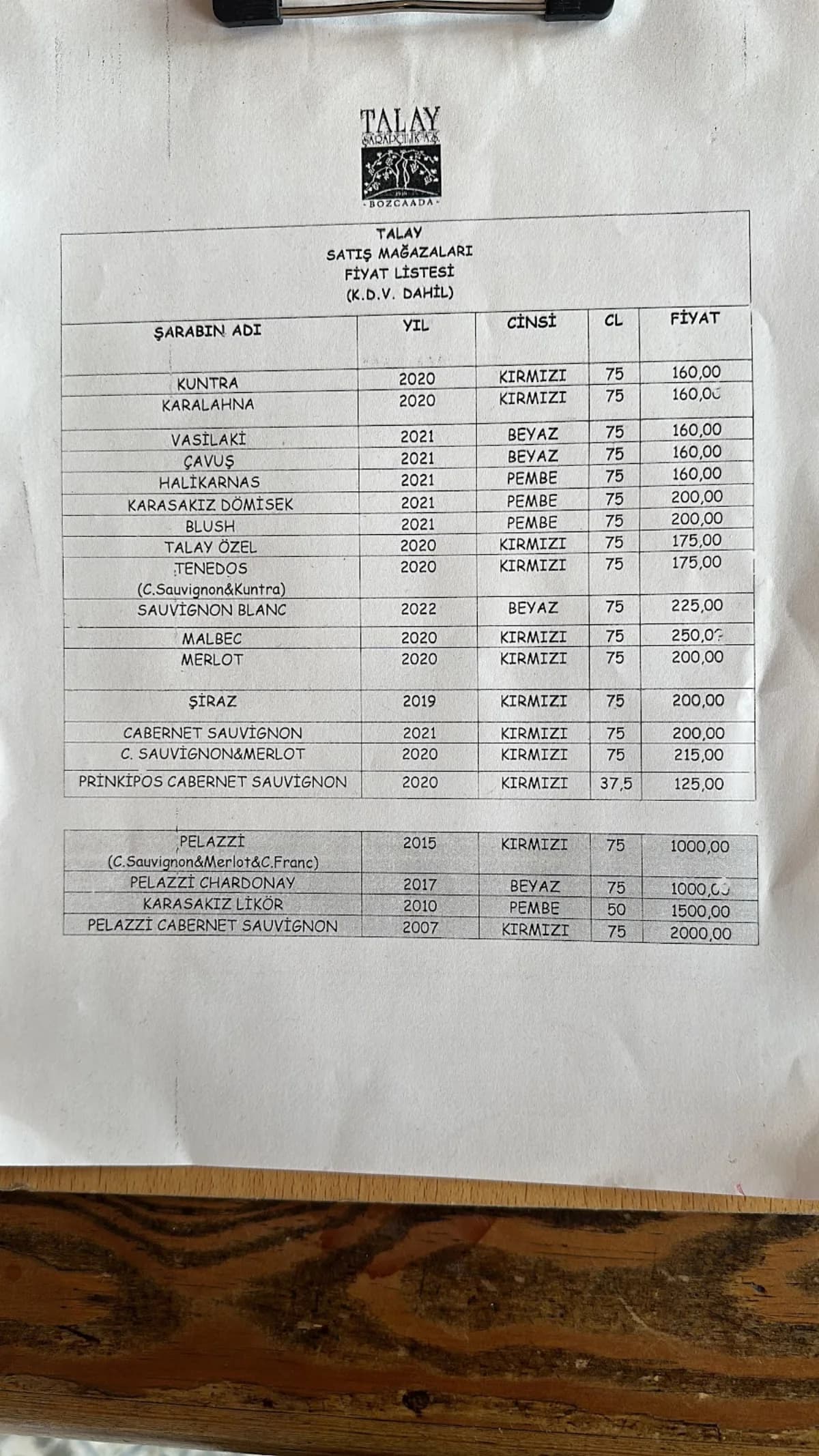 Talay Şarap Satış Mağazası (MEYDAN)