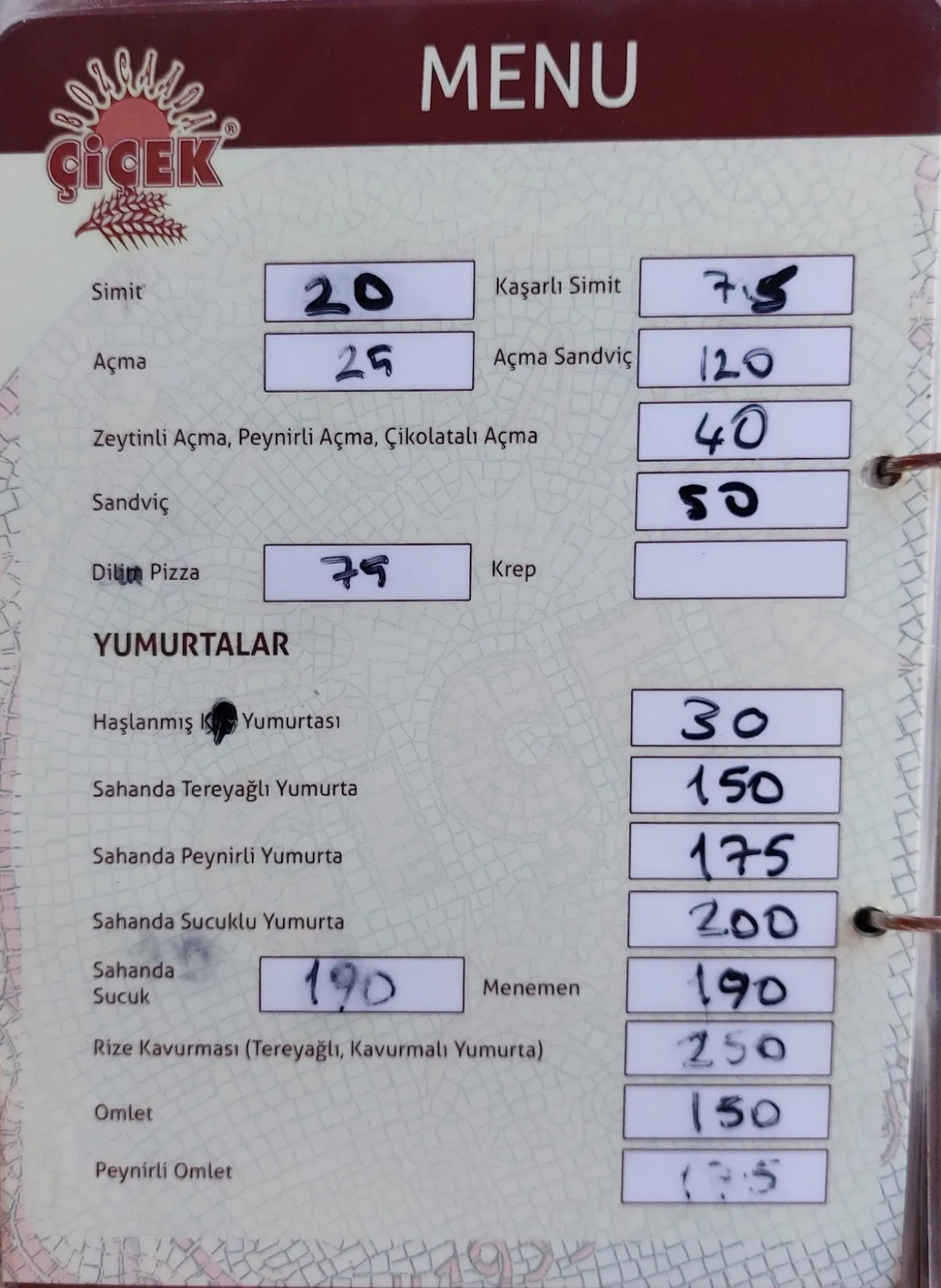 Çiçek Pastanesi