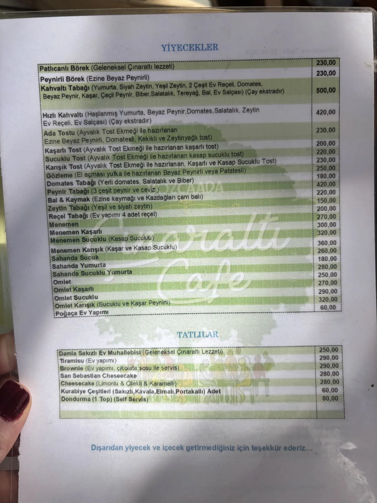 Çınaraltı Cafe — Bozcaada'da kafe, fotoğraf 2