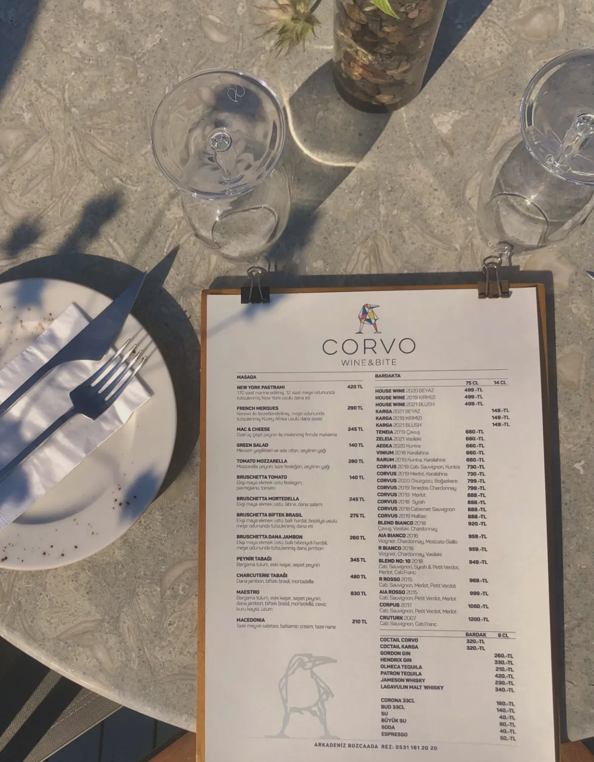 Corvus Wine Bite — Bozcaada'da şarap evi